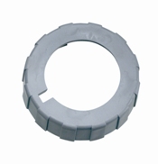 Locking Ring for Pin and Sleeve Inlets and Plugs, 20 Amp, 4-Wire, IP67, Watertight, Gray