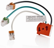 20 Amp, 125 Volt Max, 90 Degree Angeled Modular Wire Lead Assembly with #12 Gauge THHN 90C 6