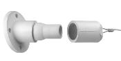 22 Series Cam-Type, 15 Degree Female Panel Ball Nose, Threaded Stud with Micro switch, Cable Range 250 to 750 MCM, Black