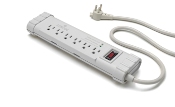 Office Grade Surge Strip with Six Outlets, 6-Foot Cord, For General Home and Office Use