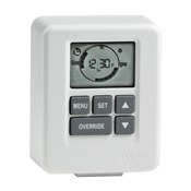 500-Watt Standard Digital Plug-In Timer with Non-Grounded Plug and Receptacle, White