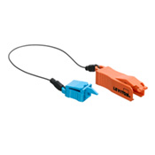 Extraction Tool, with Dust Cap, Use with Secure Keyed LC Duplex Patch Cords and Port Protection Plug of Like Keyed Color, Orange