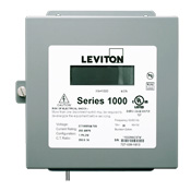 Series 1000 Two Element Demand Meter, 277/480V, 2P3W, Indoor, Line-to-Line, 100:0.1A, Gray