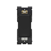 Renu Switch  for Single Pole Applications 15A-120/277VAC in Onyx Black