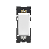Renu Switch for 3-Way Applications 15A-120/277VAC in White on White