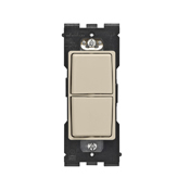 Leviton Renu Single Pole Combination Switch 15A-120/277VAC in Navajo Sand