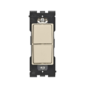 Leviton Renu Single Pole Combination Switch 15A-120/277VAC in Whispering Wheat