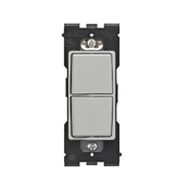 Leviton Renu Single Pole Combination Switch15A-120/277VAC in Pebble Grey
