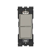 Leviton Renu Single Pole Combination Switch 15A-120/277VAC in Wood Smoke