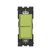 Leviton Renu Single Pole Combination Switch15A-120/277VAC in Granny Smith Apple