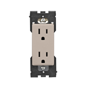 Leviton Renu Tamper-Resistant Outlet 15A-125VAC in Café Latte