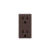 Leviton Renu 15A Tamper Resistant Receptacle Color Change Kit Walnut Bark