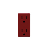 Leviton Renu 15A Tamper Resistant Receptacle Color Change Kit Red Delicious