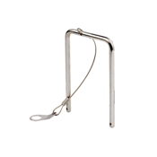 Clevis Pin for Rhino-Hide In-Line Connector Coupler/Panel Mounted Receptacle, Stainless Steel, Stainless Steel