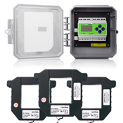 Outdoor Series 4100 Universal Voltage Bi-directional 3-Phase, 3W/4W, BACNET MS/TP Meter Kits,800A Split Core CTS Included.