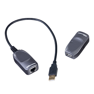 USB 1.1 Extender Transmitter and Receiver, 50 meters