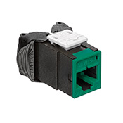 Atlas-X1 Cat 6A UTP QuickPort Connector, Green