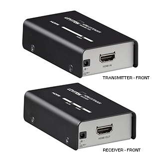 HDMI Extender, Transmitter and Receiver, 40 meters