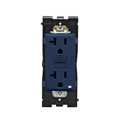 Leviton Renu® Tamper-Resistant Self-Test SmartlockPro GFCI Outlet RGF20-0RN, 20A-125V, in Rich Navy