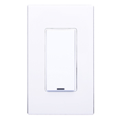 Provolt Low Voltage Switch, 1 Button. Compatible With 1 Button Color Change Kits (RDGSW-1EX), White, Includes A Matching Screwless Snap-on Wall Plate.