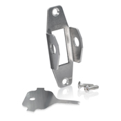 Type 302 Stainless Steel Lockout Bracket. Use With Toggle Switch Wallplate. Stainless Steel Tamper Resistant Screws And Screwdriver Included.