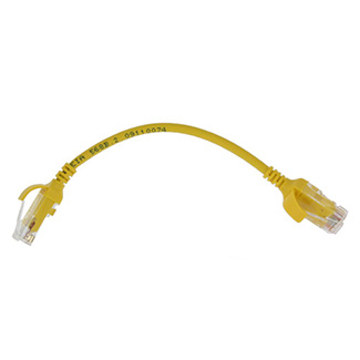 High-Flex HD6 Patch Cord. 7FT - Yellow