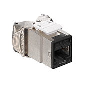 Atlas-X1 Cat 6 Shielded QuickPort Connector, Black