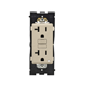 Leviton Renu® Tamper-Resistant Self-Test SmartlockPro GFCI Outlet RGF20-0NS, 20A-125V, in Navajo Sand