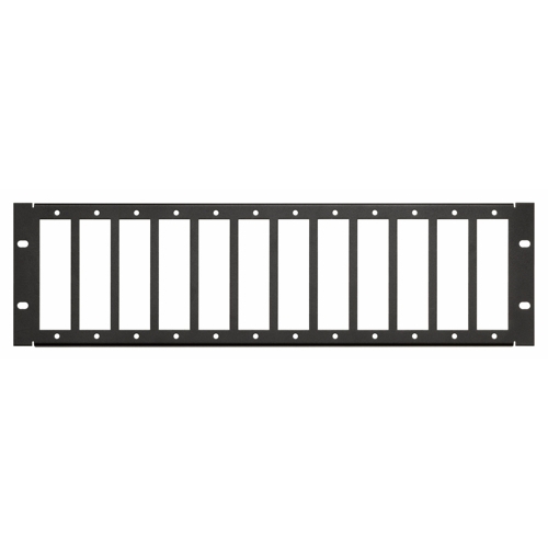Opt-X 500I 3RU Flush Mount Distribution Panel. Empty. Accepts Up To 12 Opt-X Adapter Plates Or 12 Opt-X P-N-P Modules