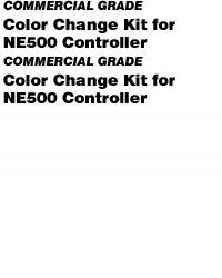 Color Change Kits for Dimensions Scene Controller with Customizable Labels, Ivory