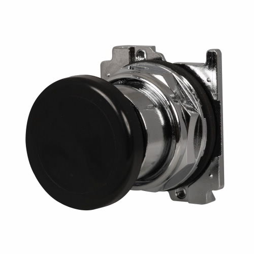 Product image for Eaton Electrical 10250T121 30 mm Black Momentary Mushroom Head Push Button Operator