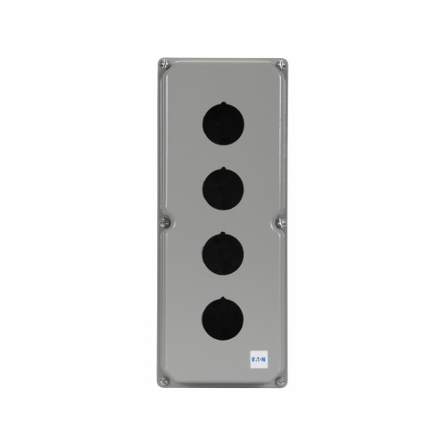 Product image for Eaton Electrical 10250TN14 3.88 x 3 x 9.63 Inch 4-Hole NEMA 4/4X/12/13 Surface Mount Die-Cast Push Button Enclosure