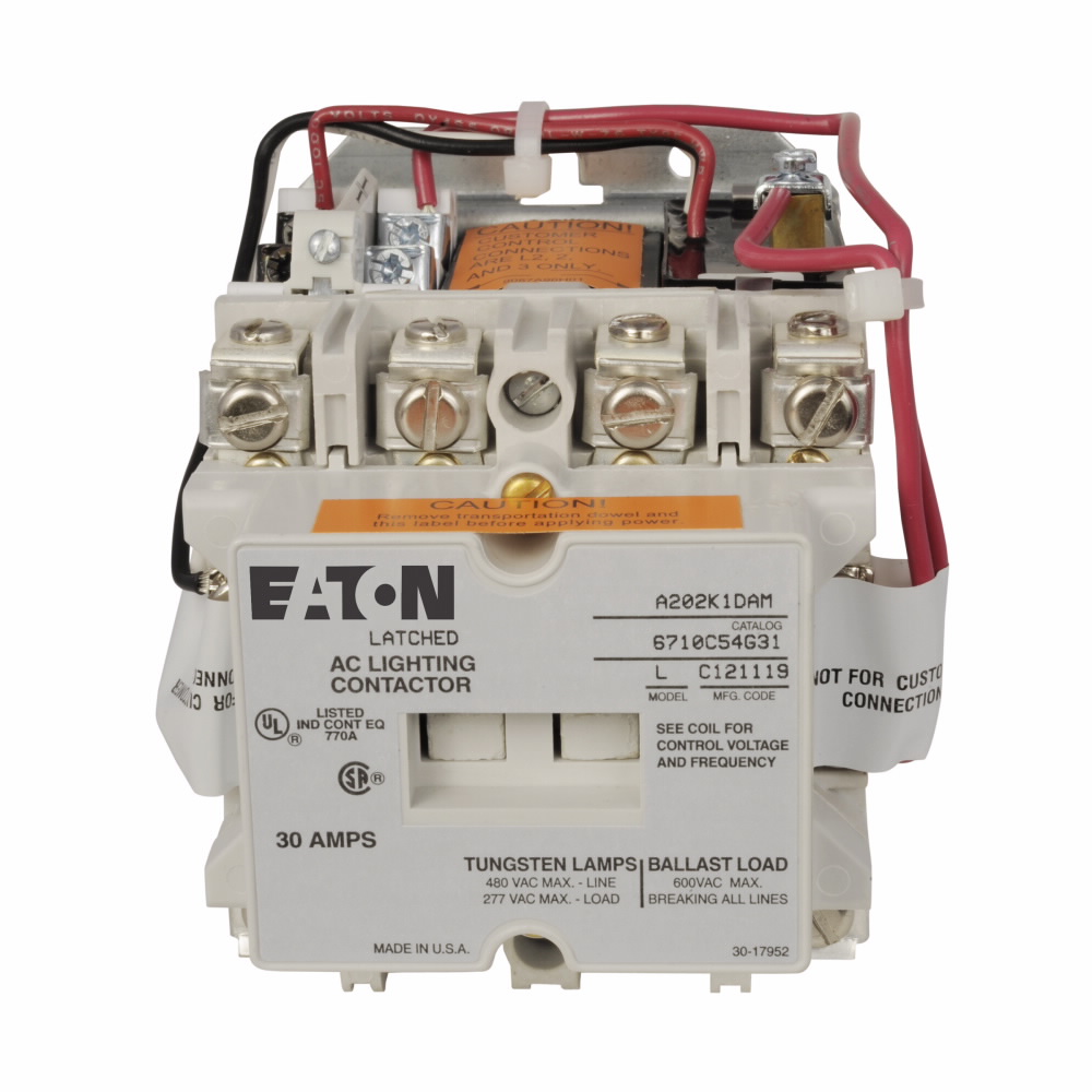 Product image for ETN A202K1GAM LTG. CONTACTOR, SZ1,