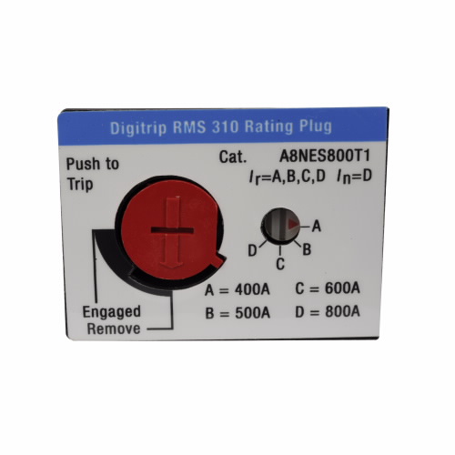 Product image for ETN A8NES800T1 RATING PLUG FOR 800/