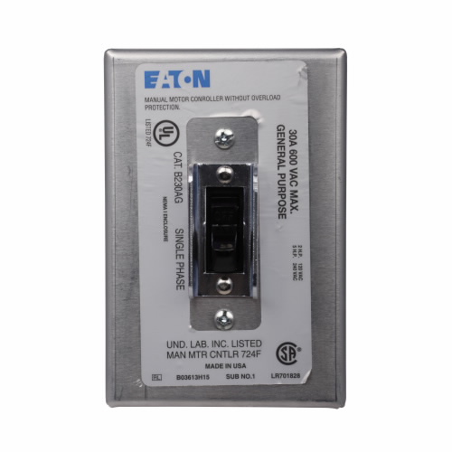 Product image for ETN B230BND 2P OPEN MANUAL MOTOR SW