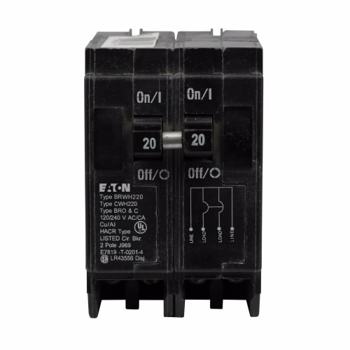 Product image for Eaton Electrical BWH2225 Type BW Main Circuit Breaker