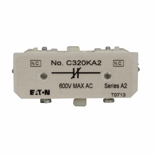 Product image for Eaton Electrical C320KA2 1NC Starter Auxiliary Contact