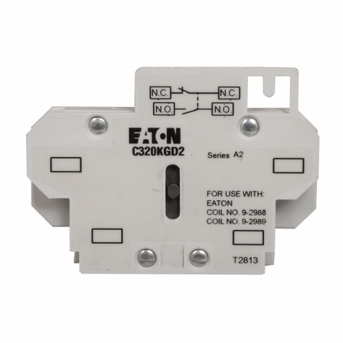 Product image for ETN C320KGD2 AUX DP W/DC COIL MTD 1