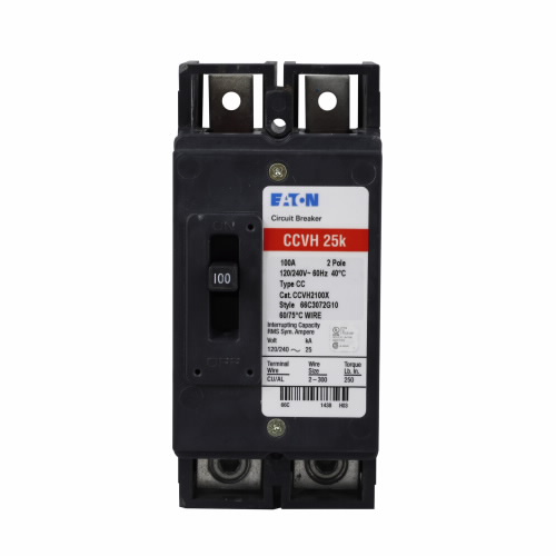 Product image for ETN CCVH2200X CCVH, 2P, 200A, 25kAI