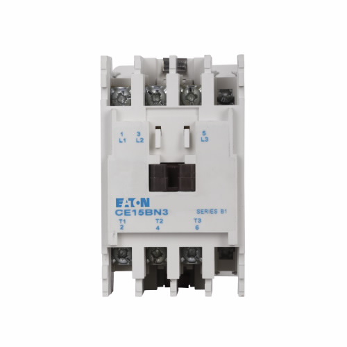 Product image for Eaton Electrical CE15BN3AB 120 Volt 18 Amp 3-Pole Non-Reversing IEC Contactor
