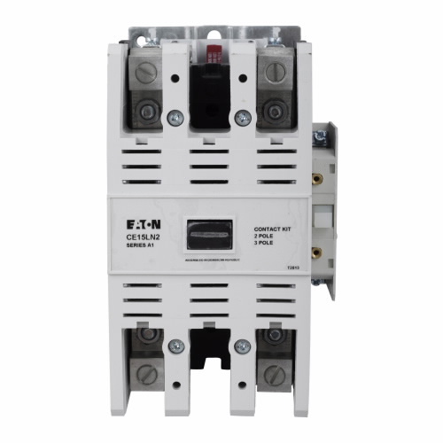 Product image for Eaton Electrical CE15NN3A 120 Volt 135 Amp 3-Pole Non-Reversing IEC Contactor