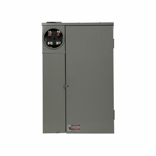 Product image for Eaton Electrical CMBE4242B200BTS 120/240 VAC 200 Amp 1-Phase 3-Wire 3/4 Inch NEMA 3R Surface Mount Residential Meter Breaker