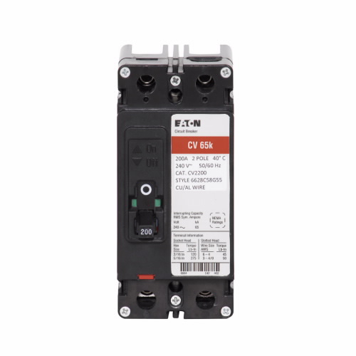 Product image for ETN CVS2125XMM CVS 2 POLE 125 AMPS
