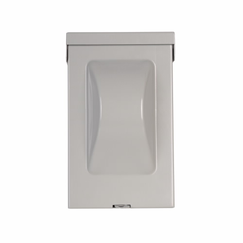 Product image for Eaton Electrical DPB222R 240 VAC 60 Amp 10 Hp 14 to 3 AWG Galvanized Steel Molded Case Air Conditioner Disconnect Switch