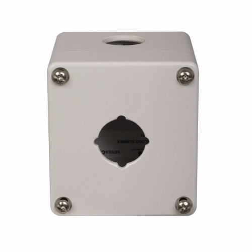 Product image for ETN E22CSP1 1HOLE GREY-CVR ENCL 2.6