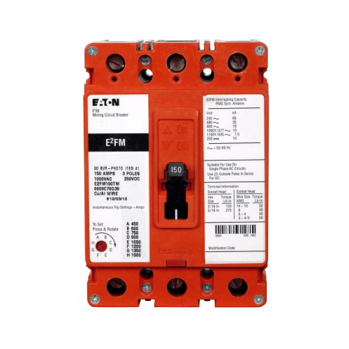 Product image for ETN E2FM150TM E2F 1000V MINING STD