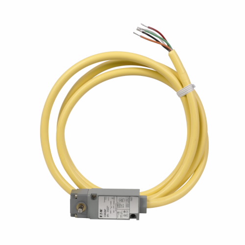 Product image for Eaton Electrical E50AR16P 240 VAC 10 Amp 1-Pole 1NO 1NC Die-Cast Zinc Spring Return Heavy Duty Plug-In Switch