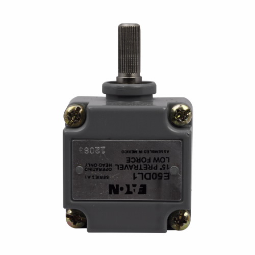 Product image for Eaton Electrical E50DL1 Die-Cast Zinc Clockwise/Counterclockwise Convertible Spring Return Limit Switch Operating Head