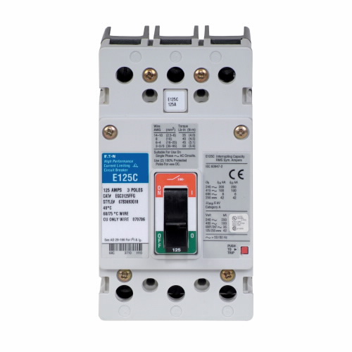 Product image for ETN EGS3125FFB EG 35KA 3 POLE 125 A