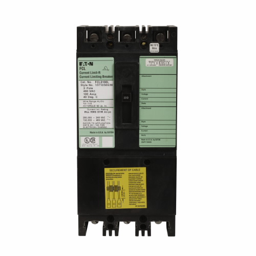 Product image for ETN FCL3015L FCL 3P 15A TRIP 150KA